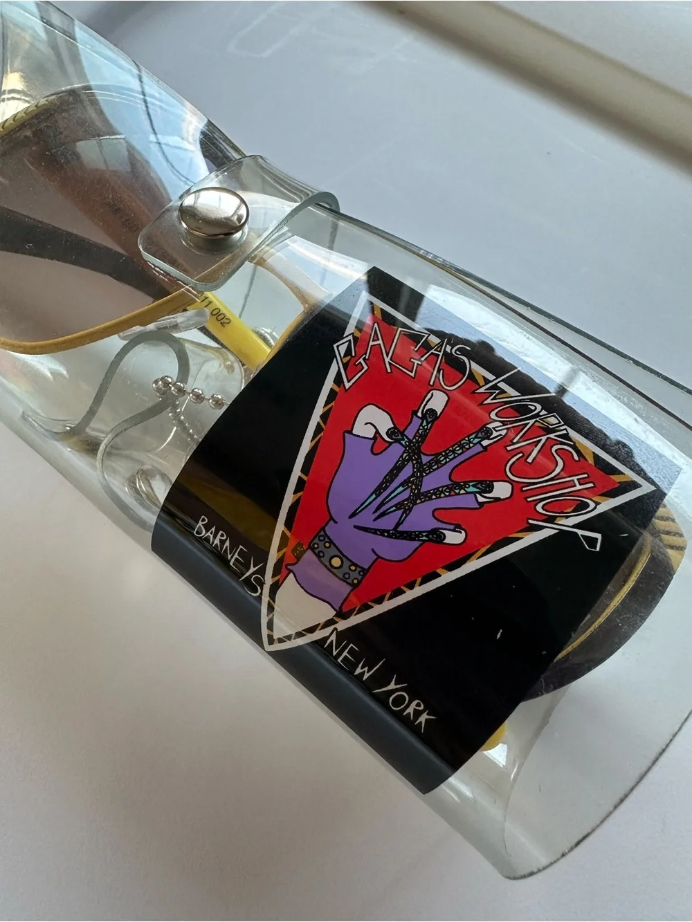 Gaga’s Workshop Limited Edition Yellow and Black Sunglasses Barney’s New York